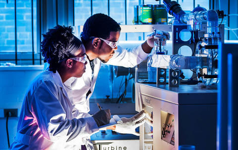 Students in a Lab