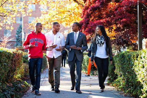 Dr. Frederick meets with students