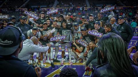 Howard Bison Men's Basketball 2023 MEAC Champions