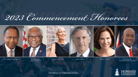 2023 Commencement Honorees